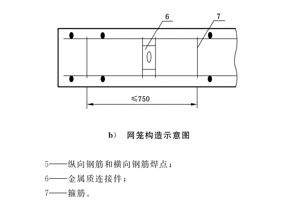 外墻板網(wǎng)籠構造示意圖